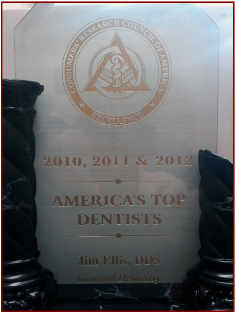 2010, 2011 & 2012 America's Top Dentists Award